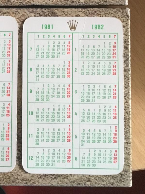 Kalender 1981/82