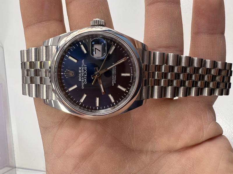 Rolex Oyster Perpetual Datejust 36 Blue Dial 2021